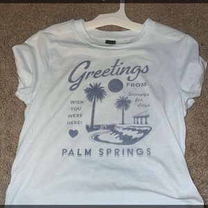 Palm Springs Graphic T-Shirt - White